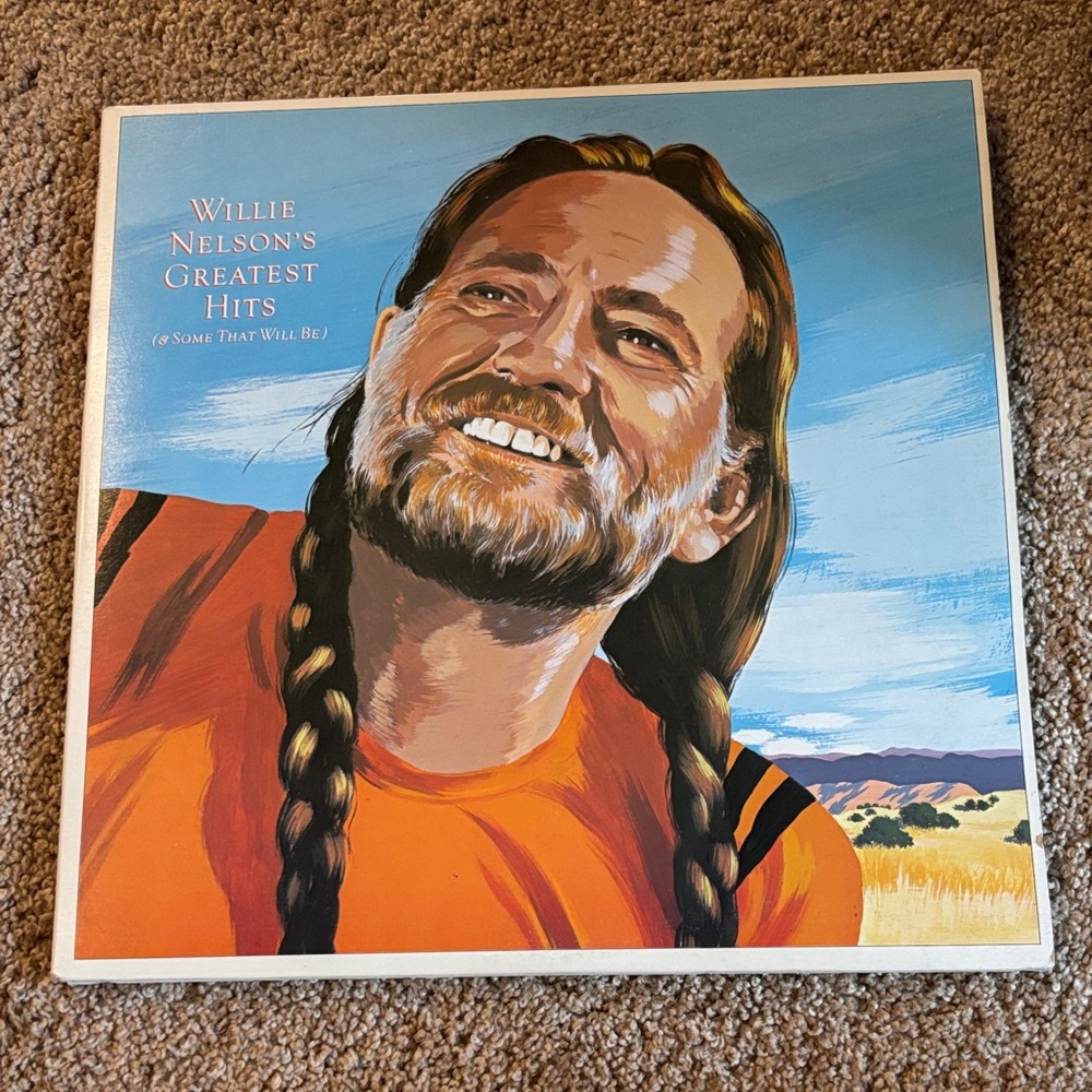 Willie Nelson's Greatest Hits Vinyl Record - Multicolor Cover